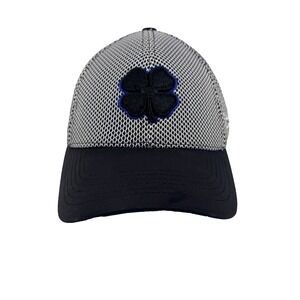 NEW Black Clover Golf Hat Cap Gray Black Live Lucky Snapback Adjustable